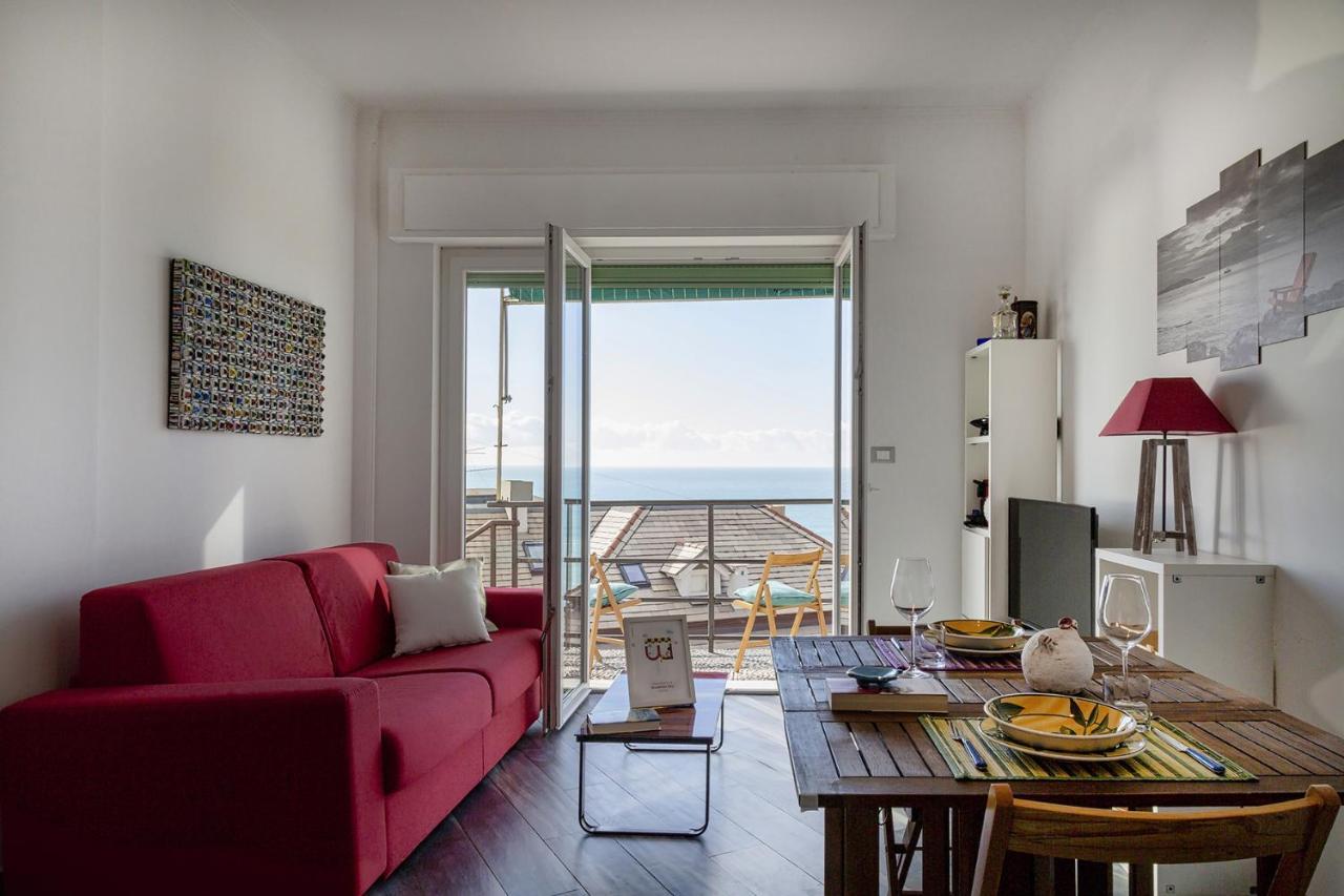 Sunset Apartment Above The Sea By Wonderful Italy Bogliasco Eksteriør bilde