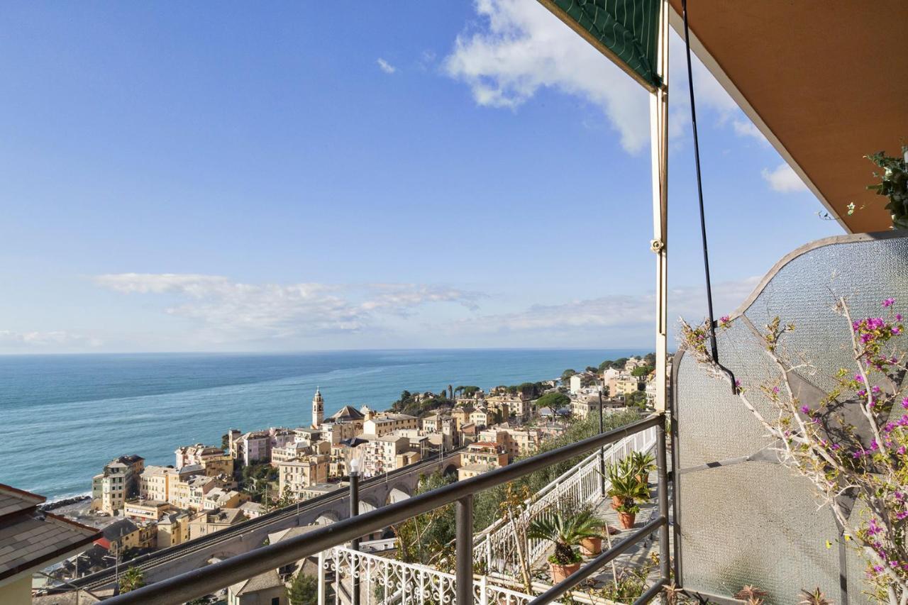 Sunset Apartment Above The Sea By Wonderful Italy Bogliasco Eksteriør bilde